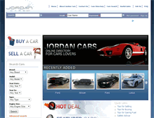Tablet Screenshot of jordancars.net
